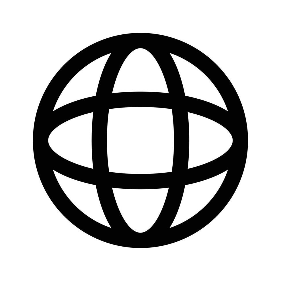 Icon of world map for digital and print vector