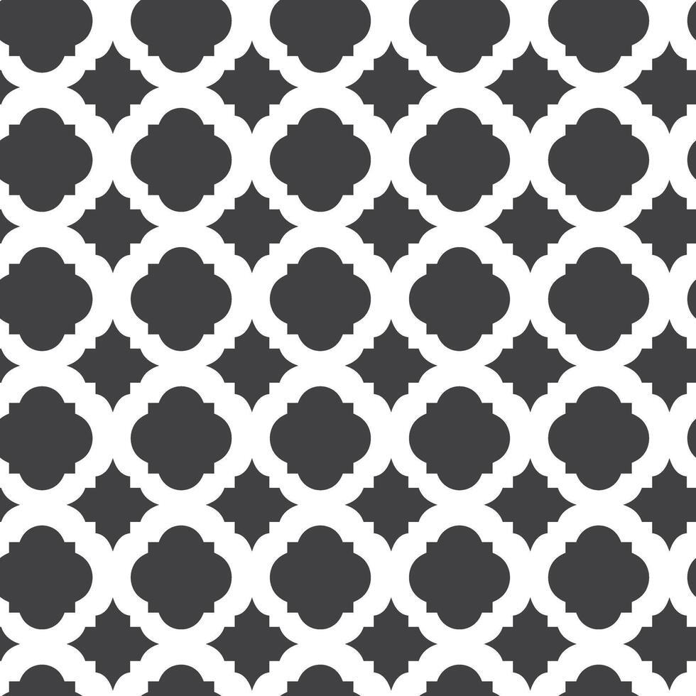a black and white pattern with a geometric design vector