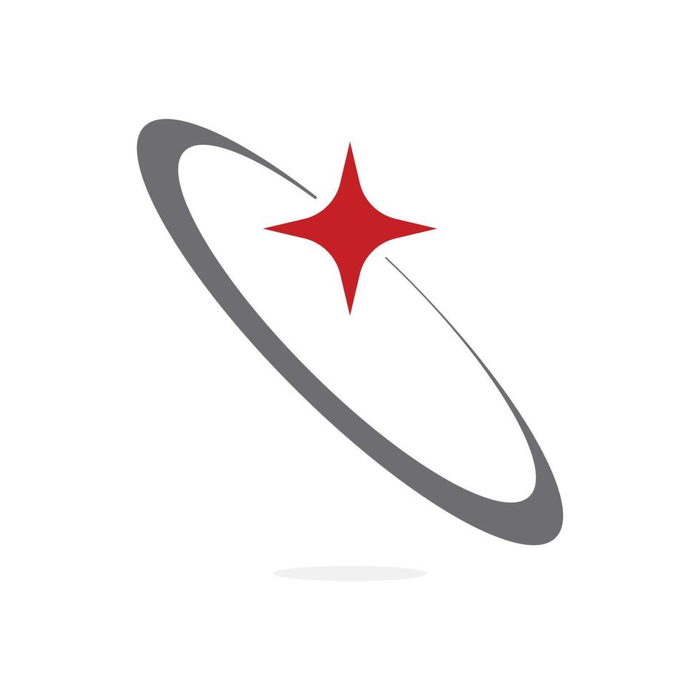 Pictograph Orbit Ring Icon Design vector