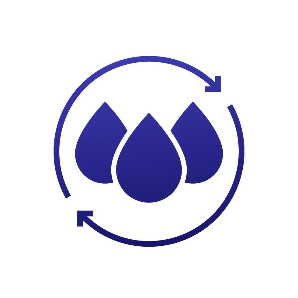 rehydrate, restore water balance icon design vector