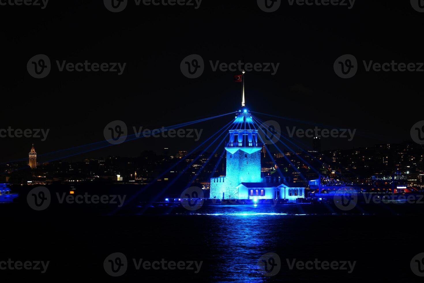 Maidens Tower in Istanbul City photo