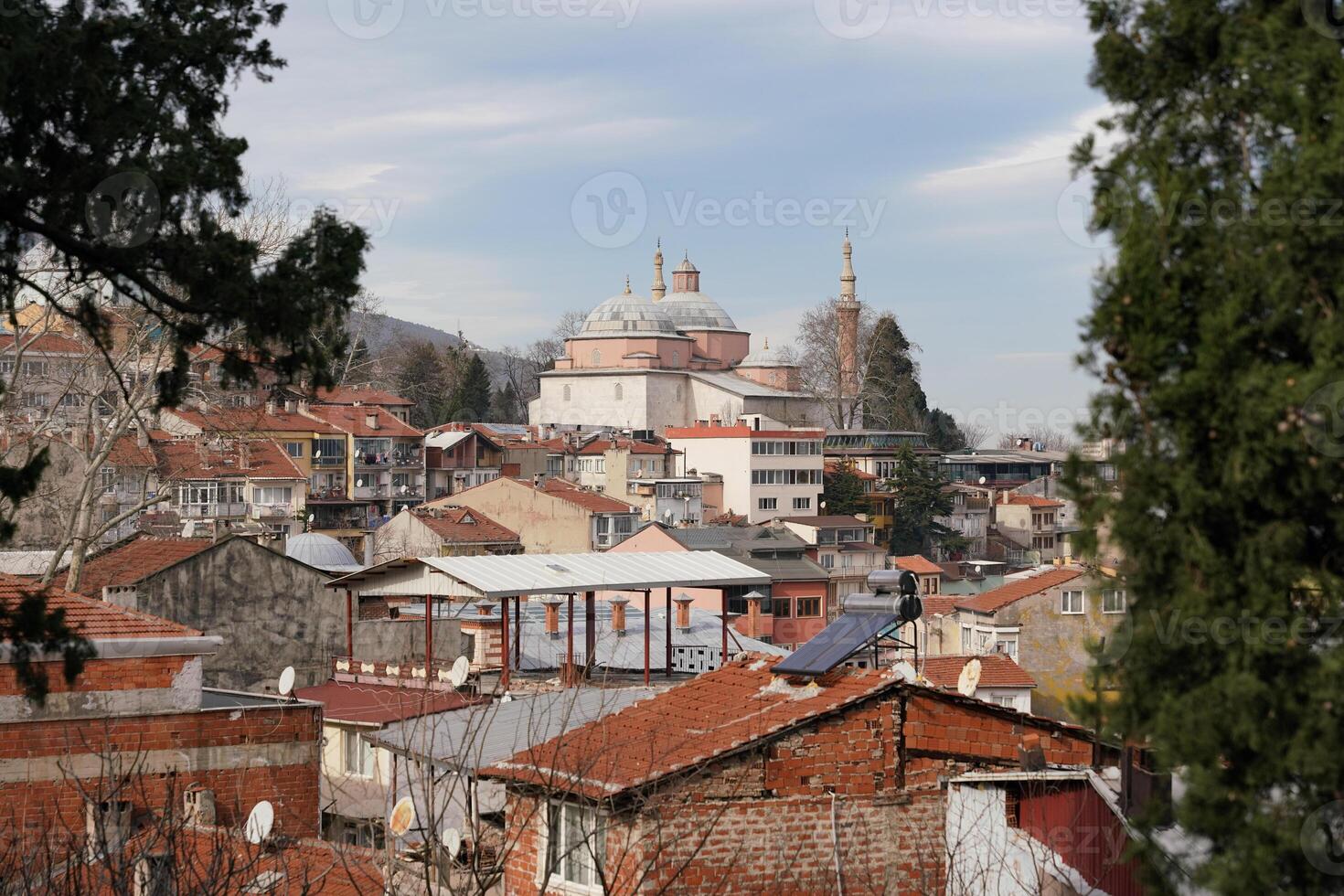 City view of Bursa in Turkiye photo