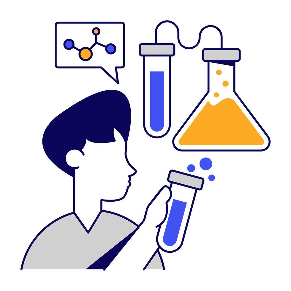 Premium download icons of scientist vector