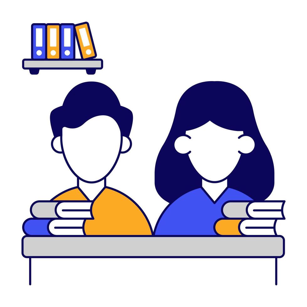 Perfect design icon of students vector