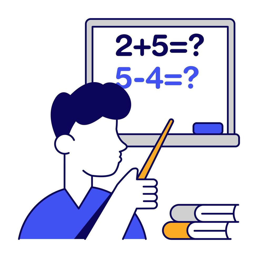 A creative design of math classes vector