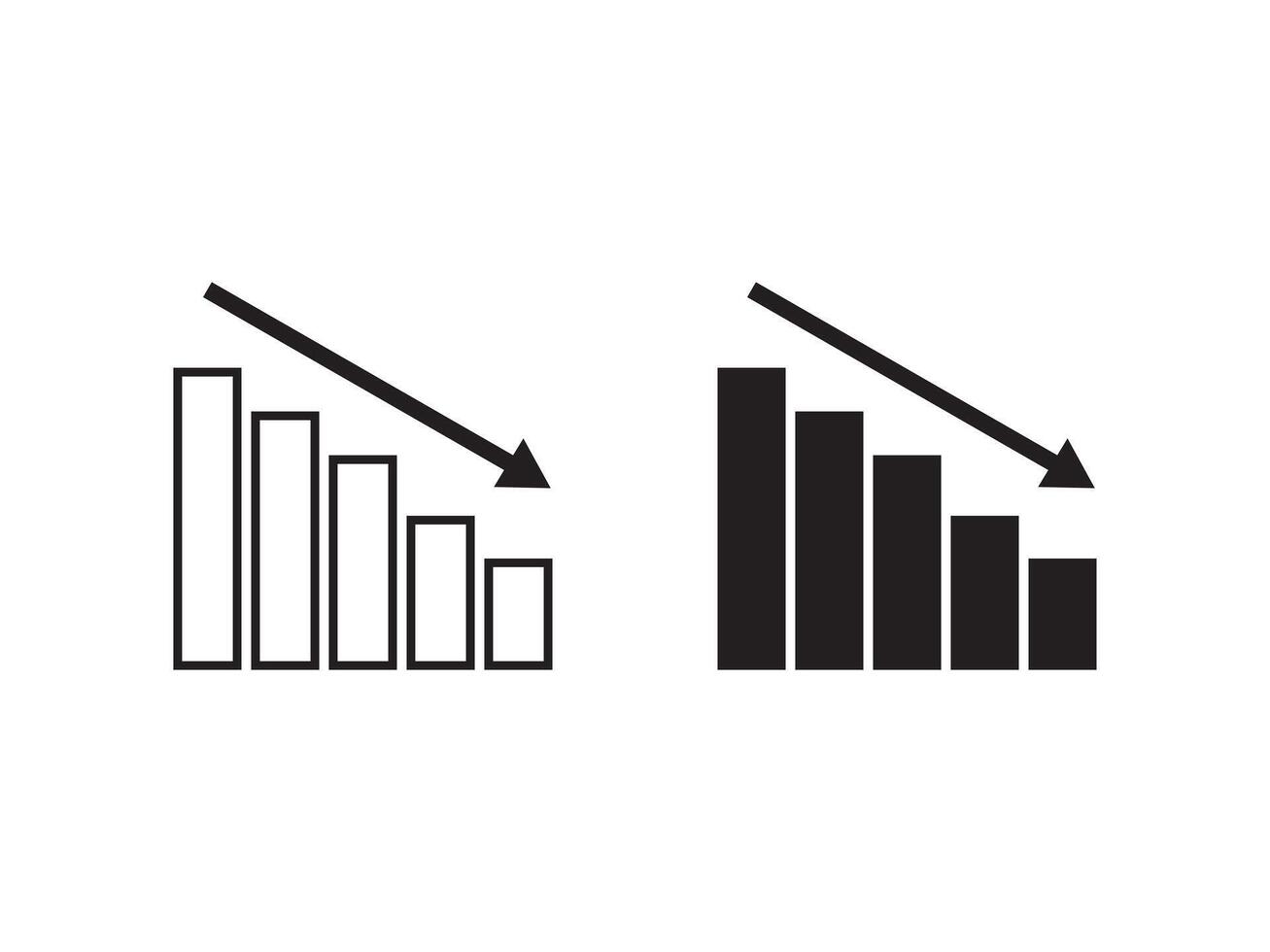 Icon representing a drop-down menu design vector