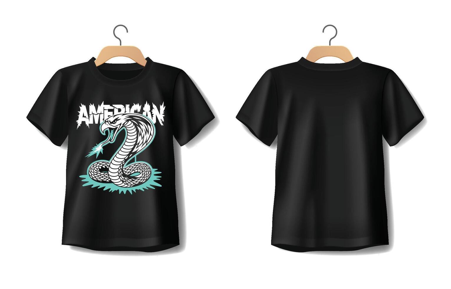 t shirt black 3D-fix vector