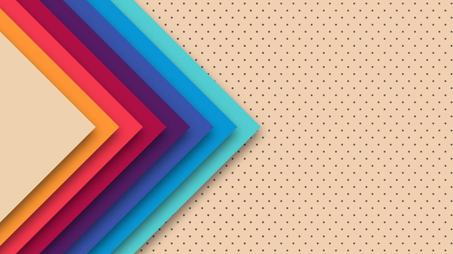 Futuristic retro background with colorful abstract shapes. Inspired by 60s 70s 80s design. Ideal backdrop for creative projects. vector