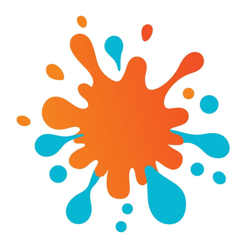 Transparent Background With Watercolor Splash Design vector