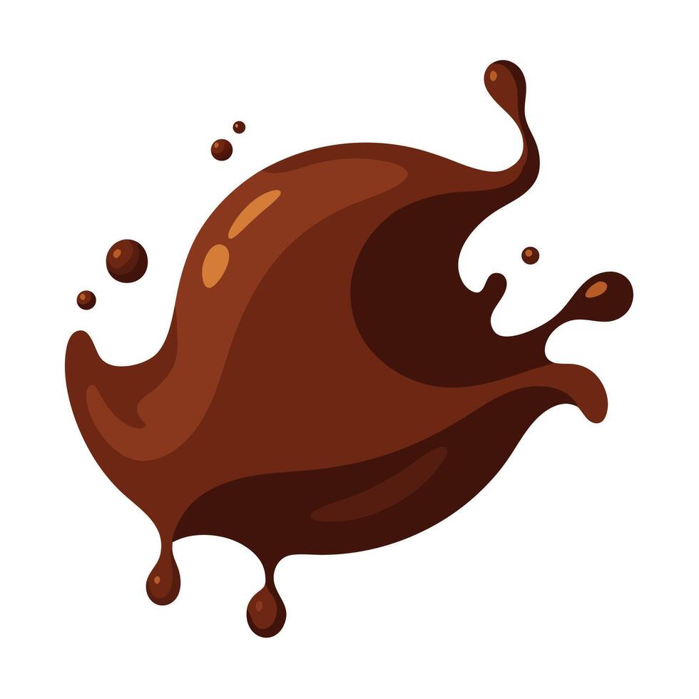 Abstract Chocolate Eruption with Varying Shades vector