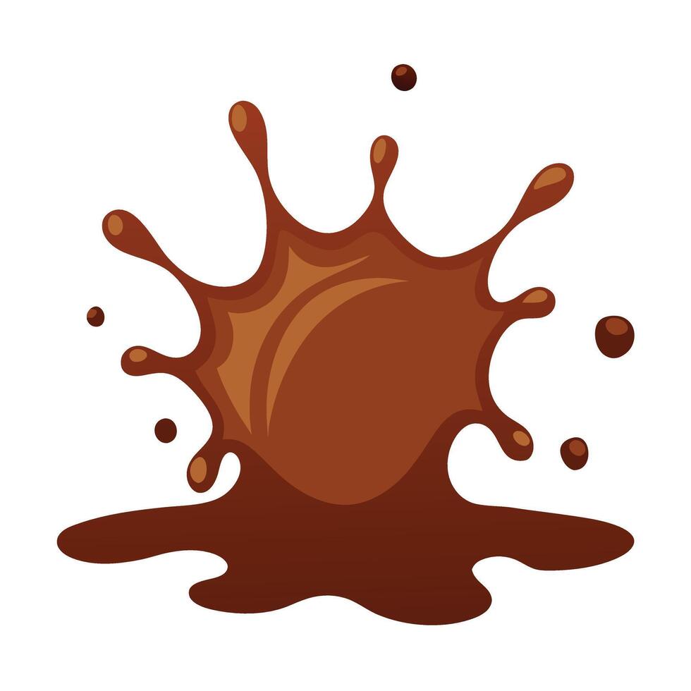 Golden Cocoa Explosion with Dark Chocolate Mix vector