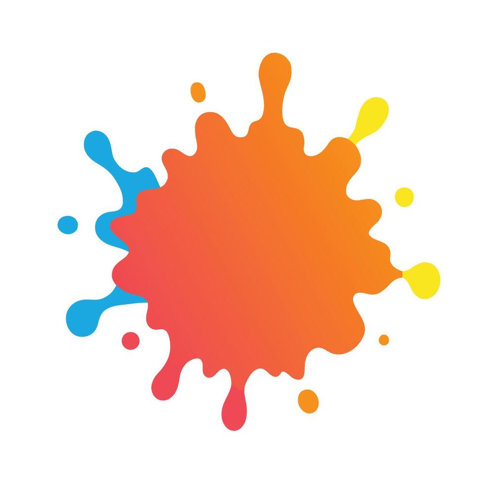 Clear Base With Watercolor Artistic Splash vector