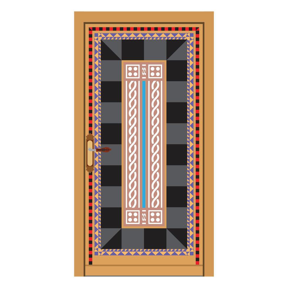 Digital Door Design vector