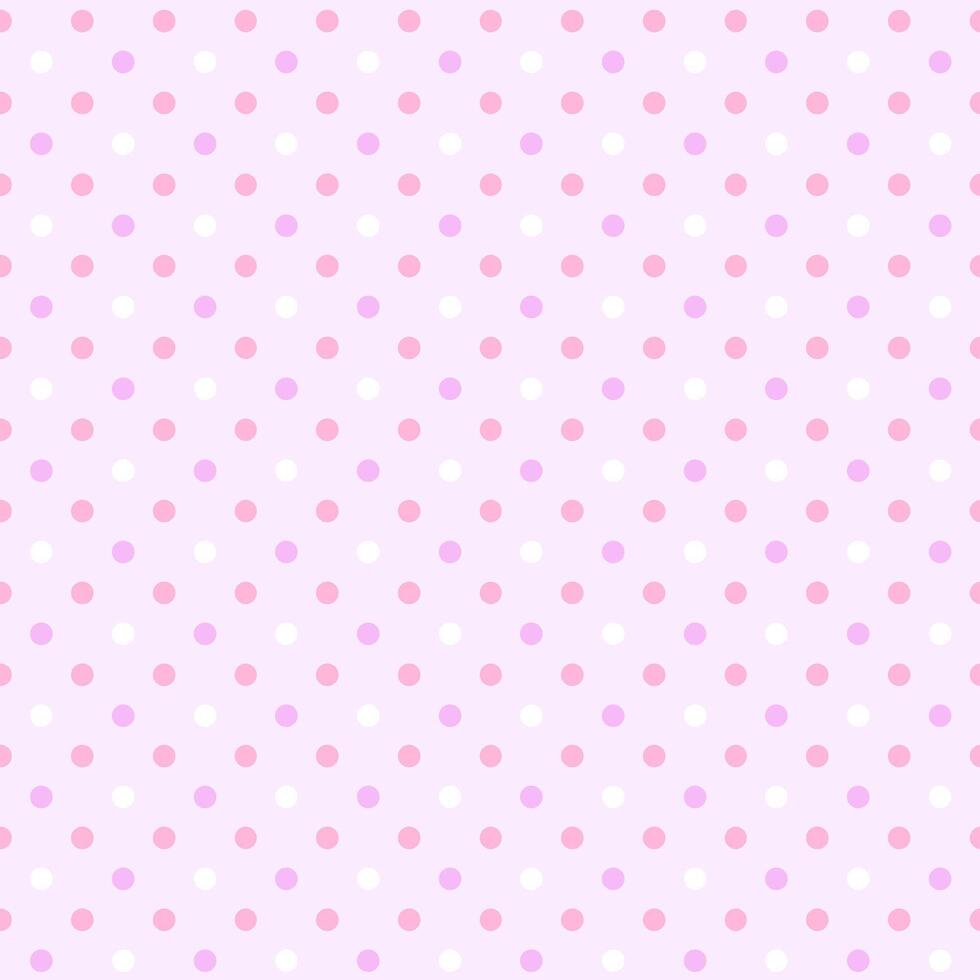 Cute Polka Dot seamless pattern texture vector