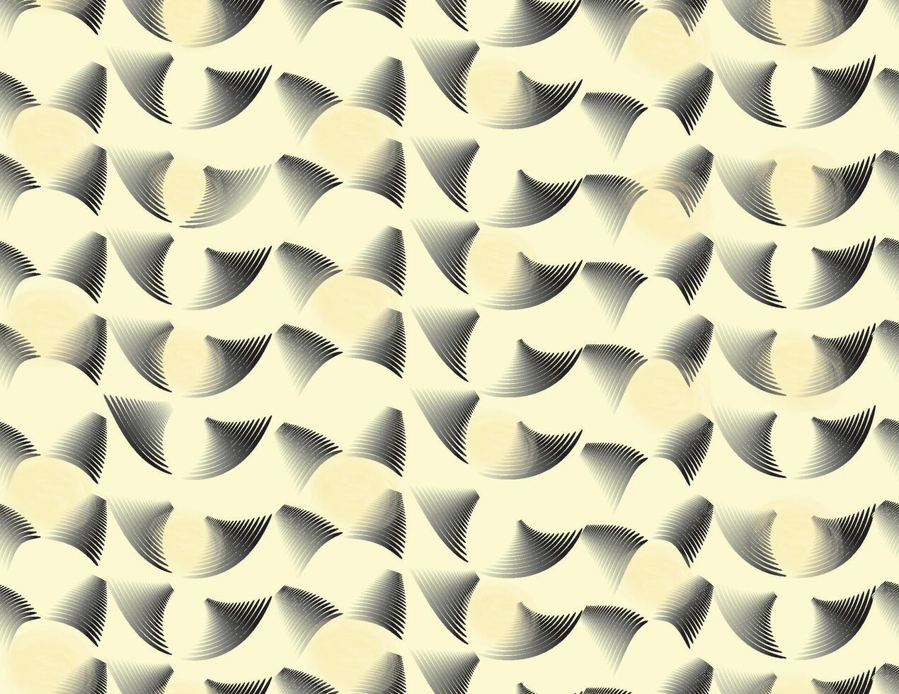 Seamless ripple line pattern. Swirl geometric figure texture. Wavy ornament graphic Artistic abstract seamless pattern vector