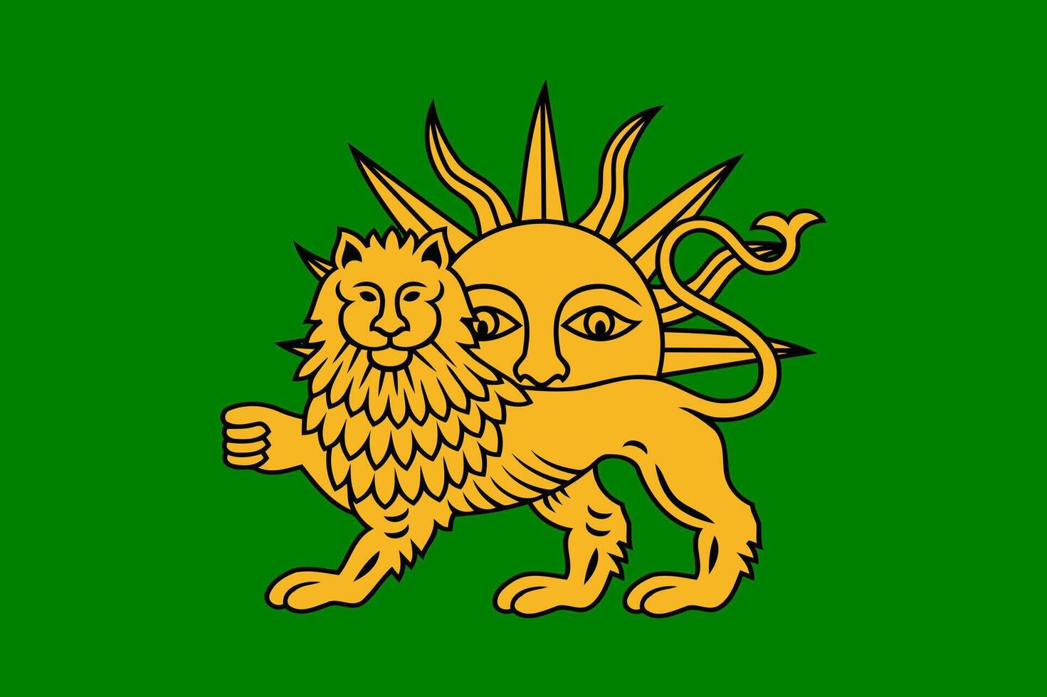 The flag of the kingdom of armenia vector