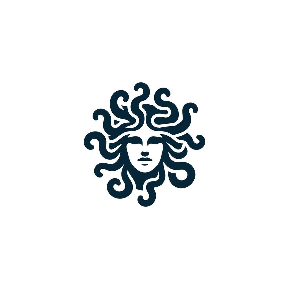 sell medusa logo design vector