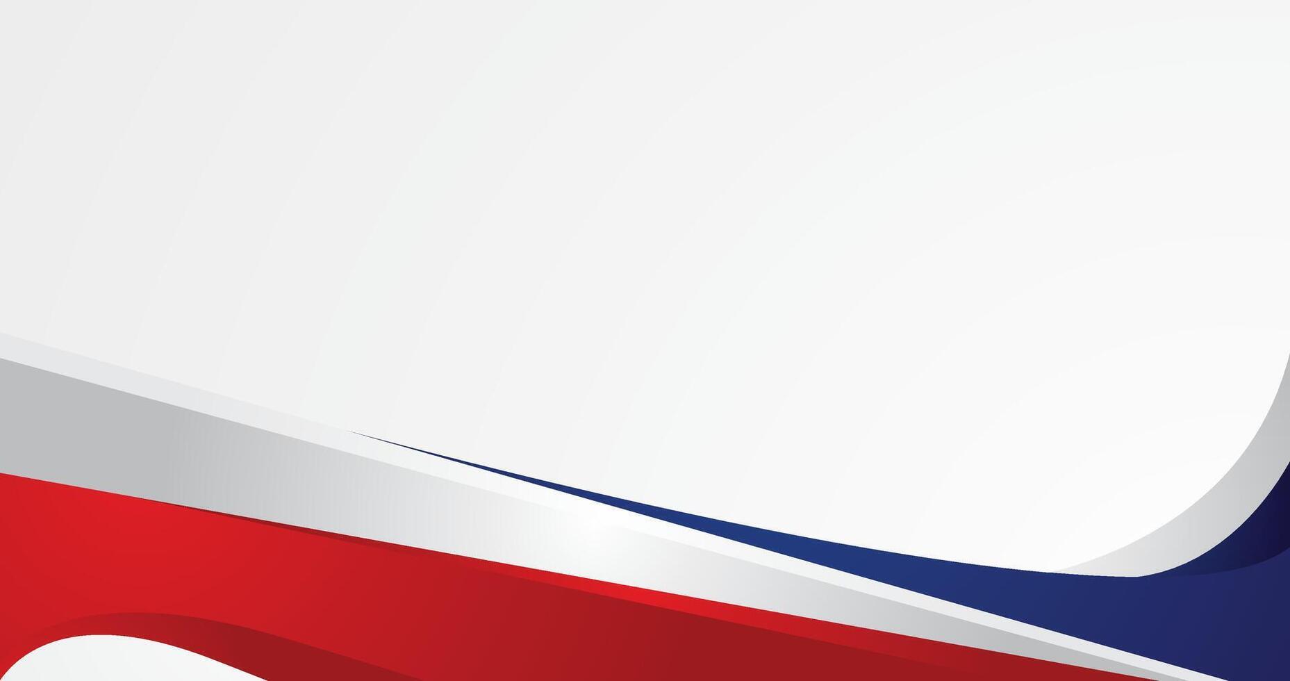 Modern red blue white geometric background vector