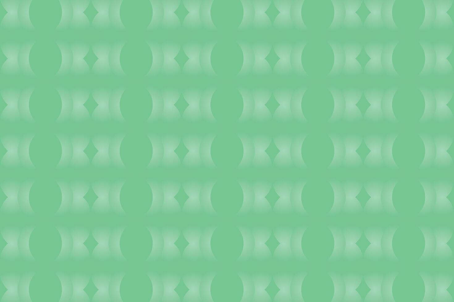 Abstract geometric repeated element with green gradient and blurry effect banner. vector