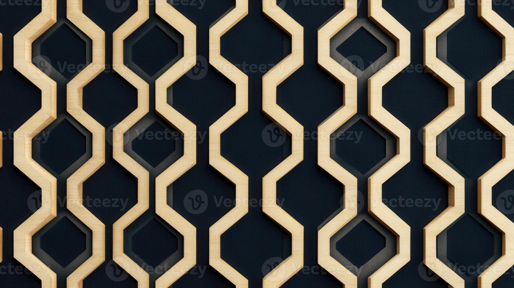 innovation hexagonal grid creating geometric Metallic representing technological pattern, and modern digital aesthetic photo
