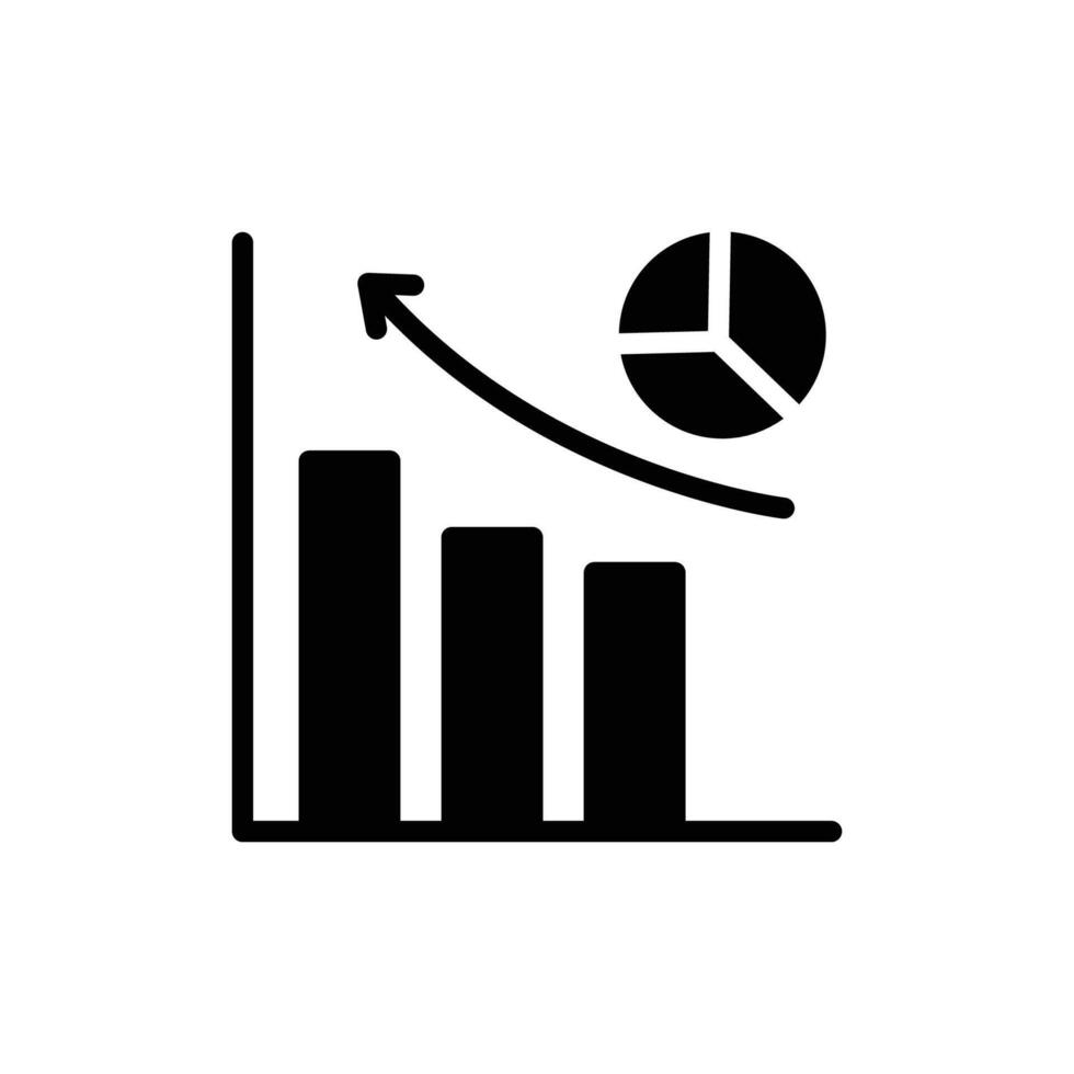 statistic growth business analytics vector