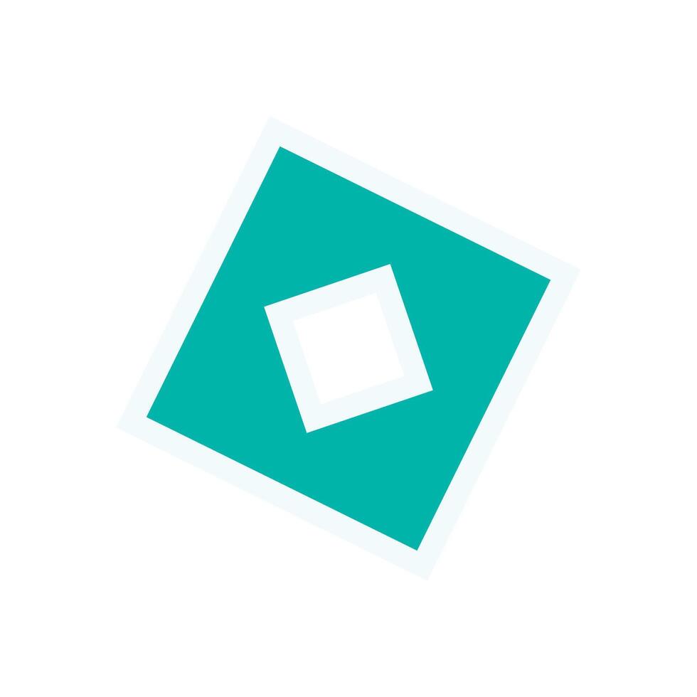 Brutalist abstract shape icon sticker. Minimal geometric figure as a modern symbol. Flat design element, y2k style, ideal for contemporary art projects, digital media, and creative branding. vector