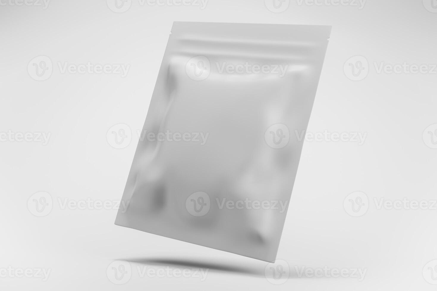 3. Blank packaging cosmetic without any labels intended for packaging design 3D render. photo