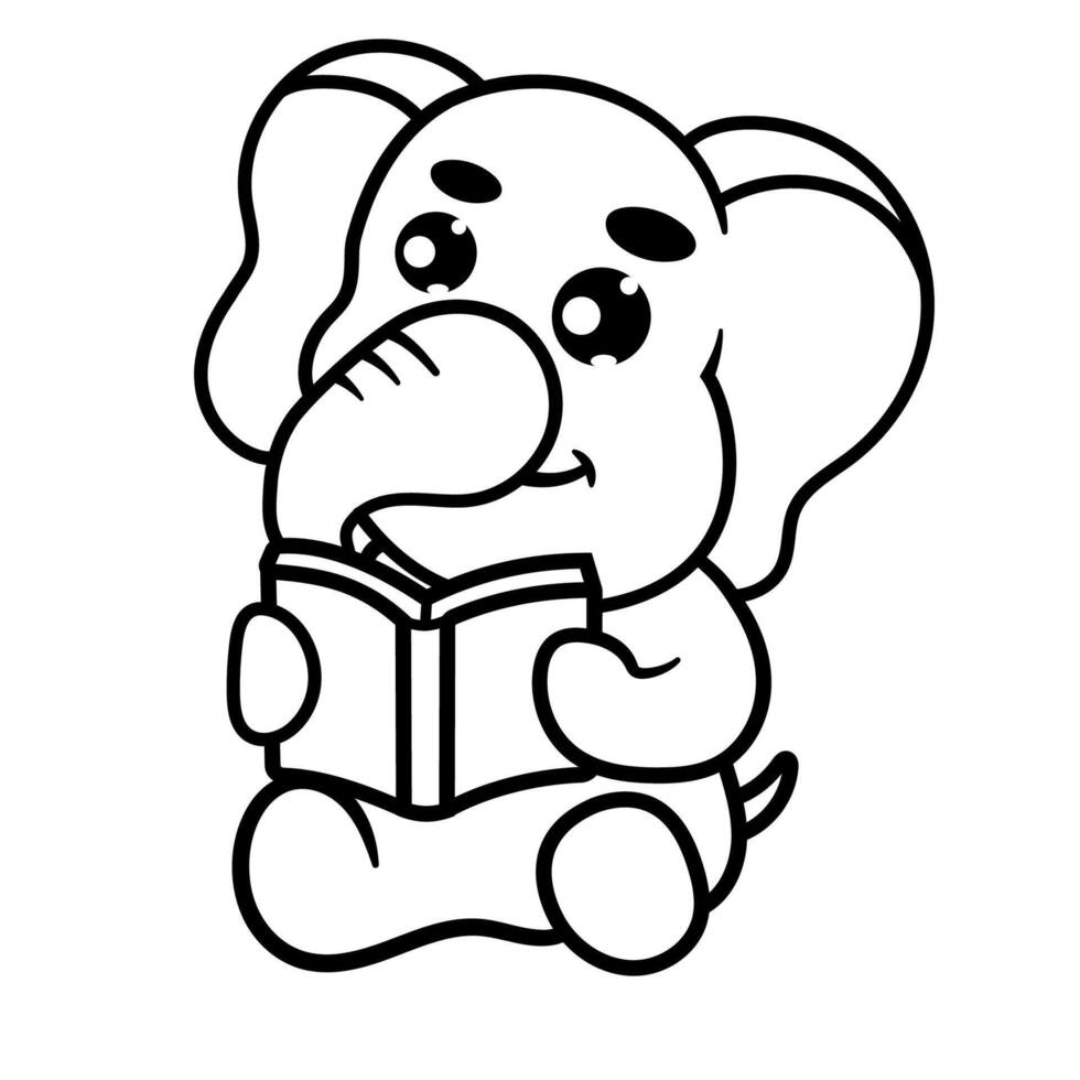 Outline Turtle Cooking Cheaf cartoon character kawaii sticker doodle collection, turtle outline coloring page or book animals for kindergarten vector