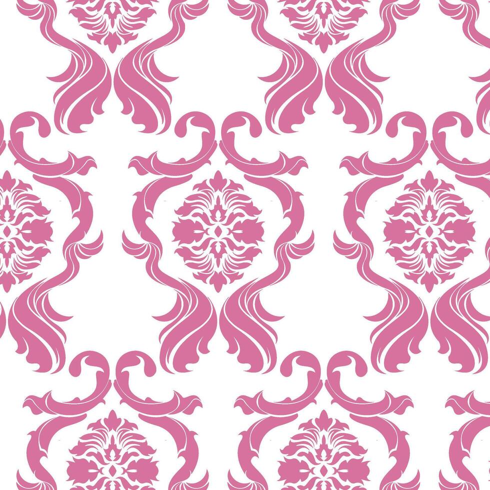 Damask texture. Fine traditional background with oriental elements vector