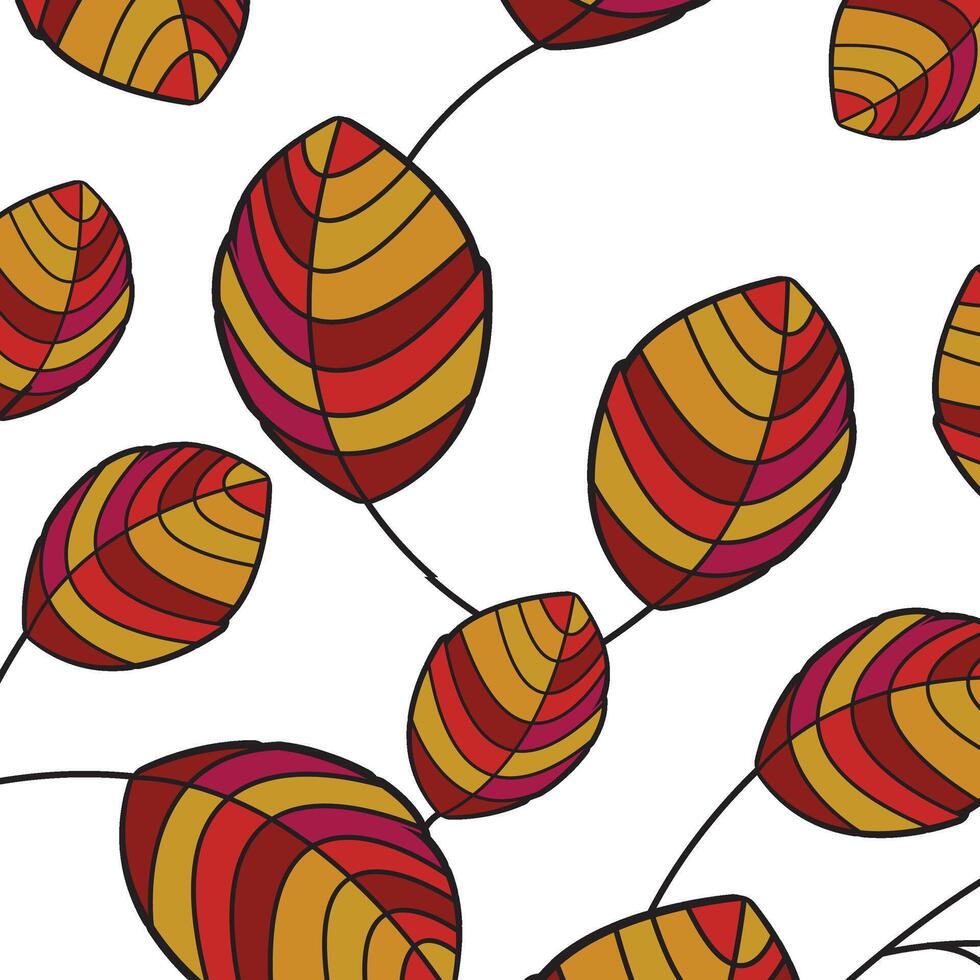 Beautiful background of leaves pattern. leaves pattern. Tropical leaf pattern background illustration vector