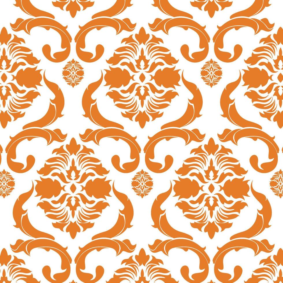 Best Classic pattern. Damask orient ornament. Classic golden and white vintage background. Orient pattern for fabric, wallpapers and packaging vector