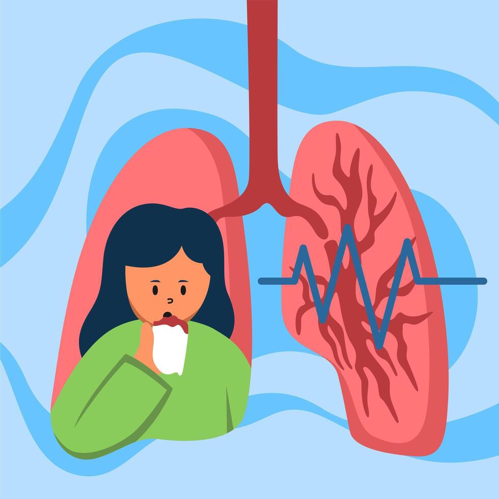 Medical condition heart disease illustration vector
