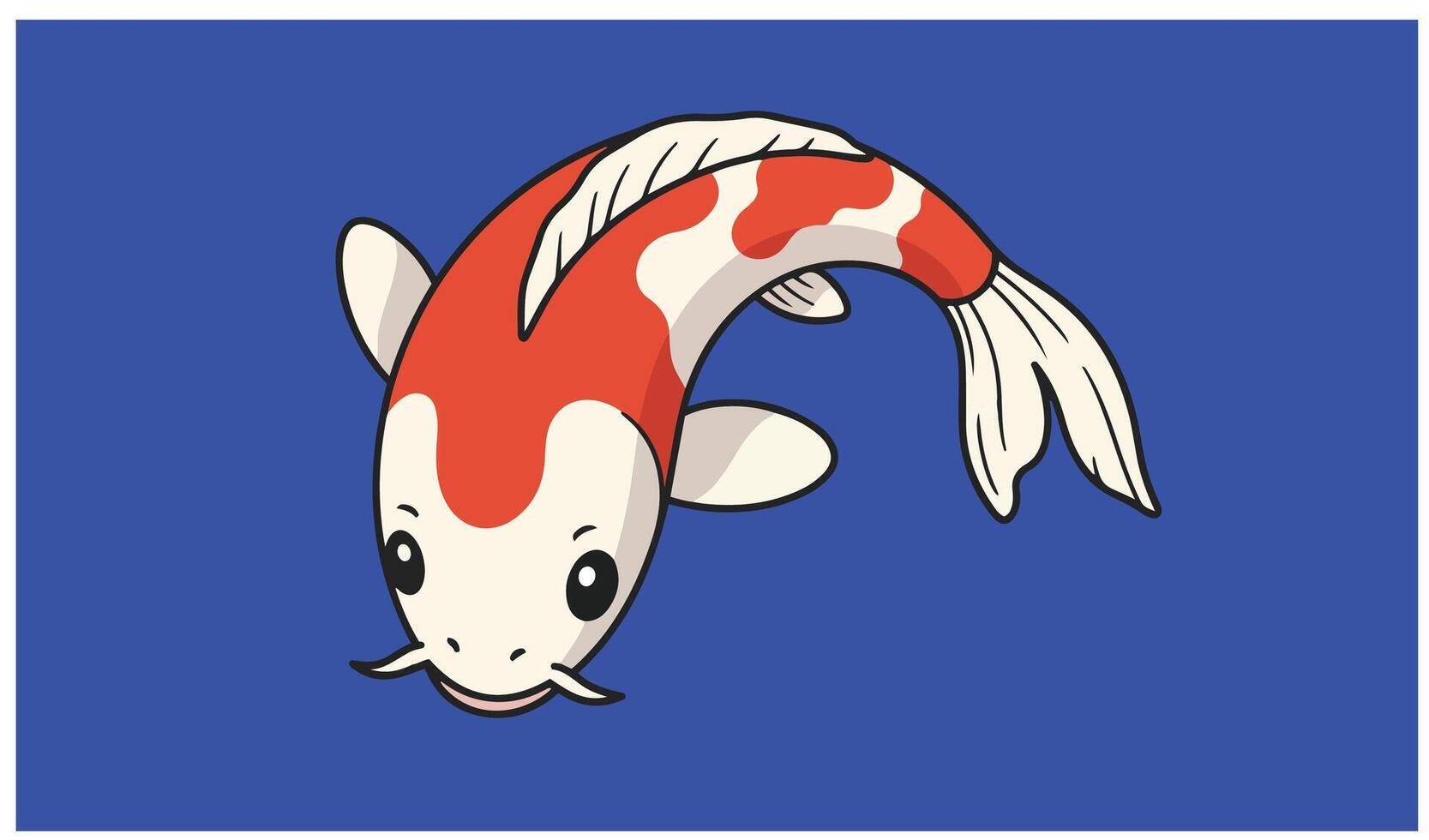 Refined Koi Fish Designs Perfect for Sophisticated Artistic Concepts vector