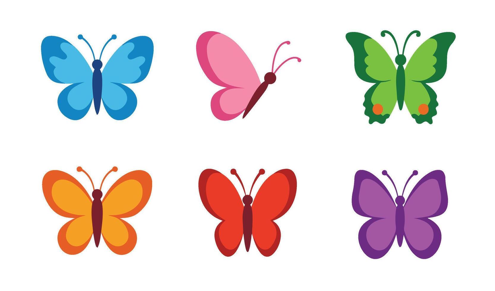Stylish butterfly patterns offering an elegant touch to art designs and promotional content for creative professionals and enthusiasts vector