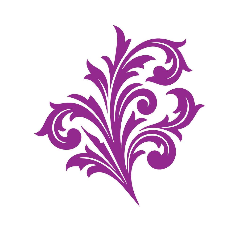 Graceful Floral Petal and Beautiful Flower Style in Artistic Pattern Design vector