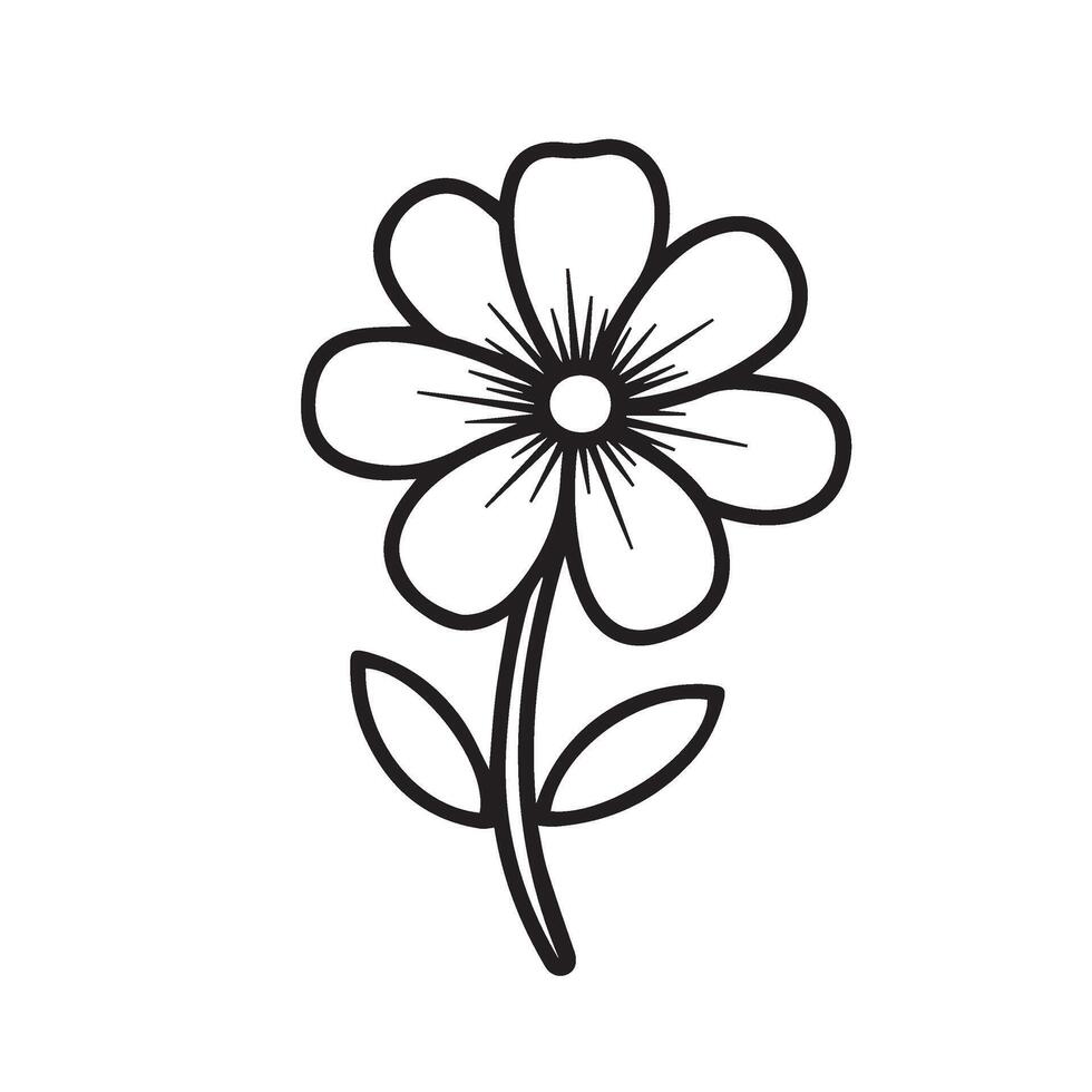 Unique Floral Pattern Design Highlighted by Elegant Flower Art Concept vector