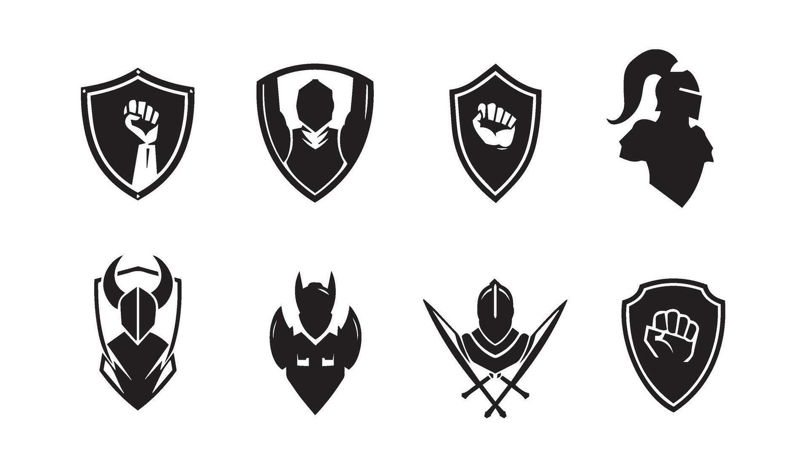 Fantasy Warrior Armor Illustrations showcasing intricate gothic style elements vector