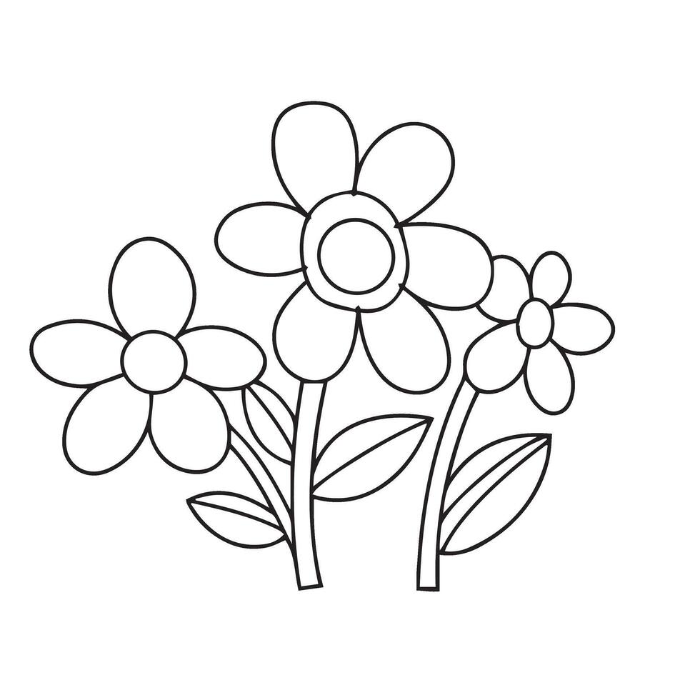 Sophisticated Floral Pattern Design Paired with Graceful Flower Style Art vector