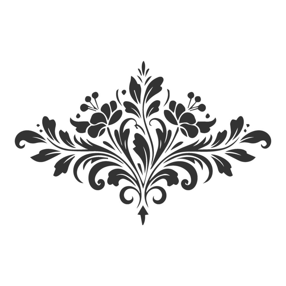 Floral Pattern Design Highlighting Graceful Floral Petal and Flower Style vector