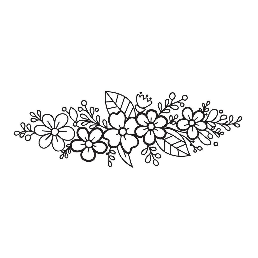 Graceful Floral Petal Pattern Enhanced by Beautiful Flower Style Designs vector