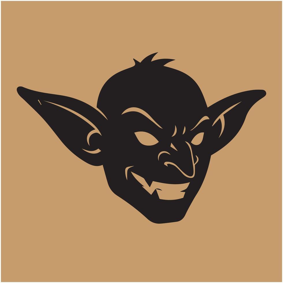 Eye-Catching Goblin Art Design for Unique Branding Concepts vector
