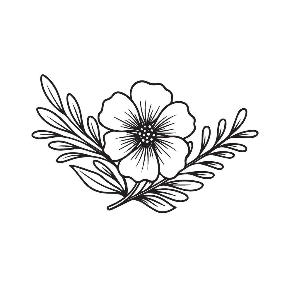 Ornate Detailed Elegant Floral Designs with Graceful Beautiful Patterns vector