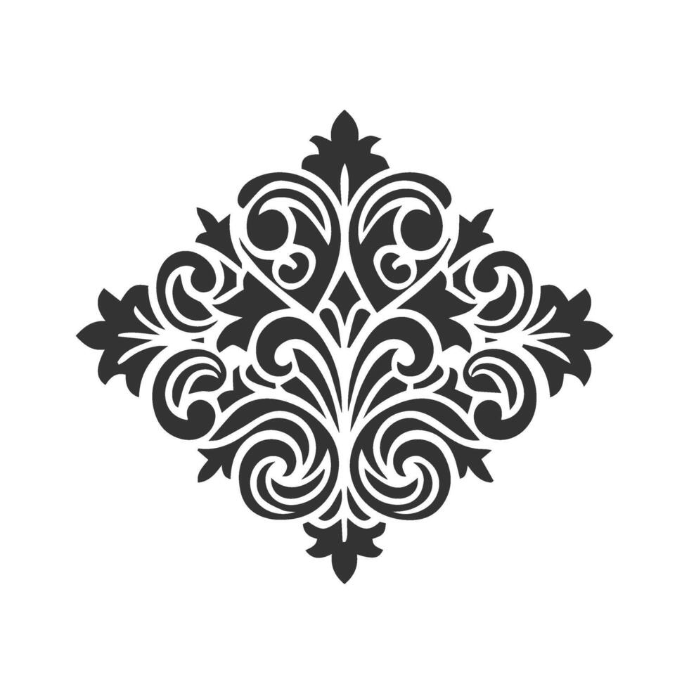 Decorative Floral Pattern Design Featuring Graceful Flower Style Artwork vector