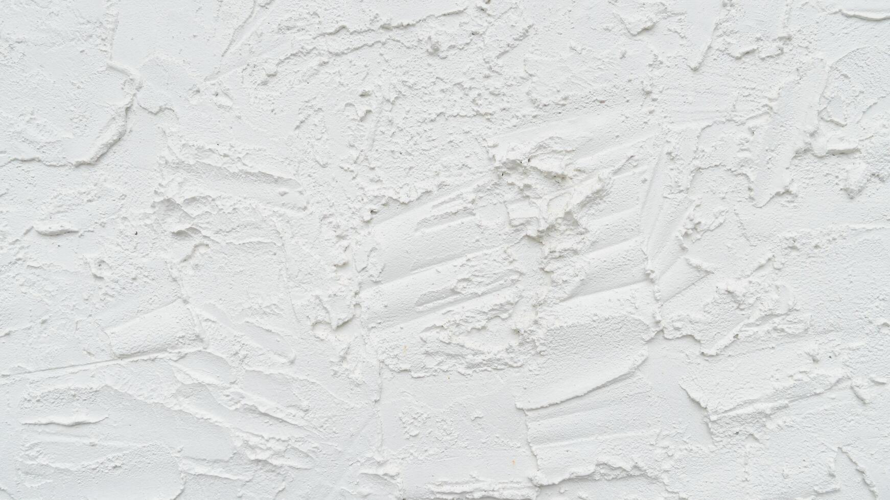 Textured of Cement surface with unique plaster pattern. Painted white to make it look luxurious and beautiful. photo