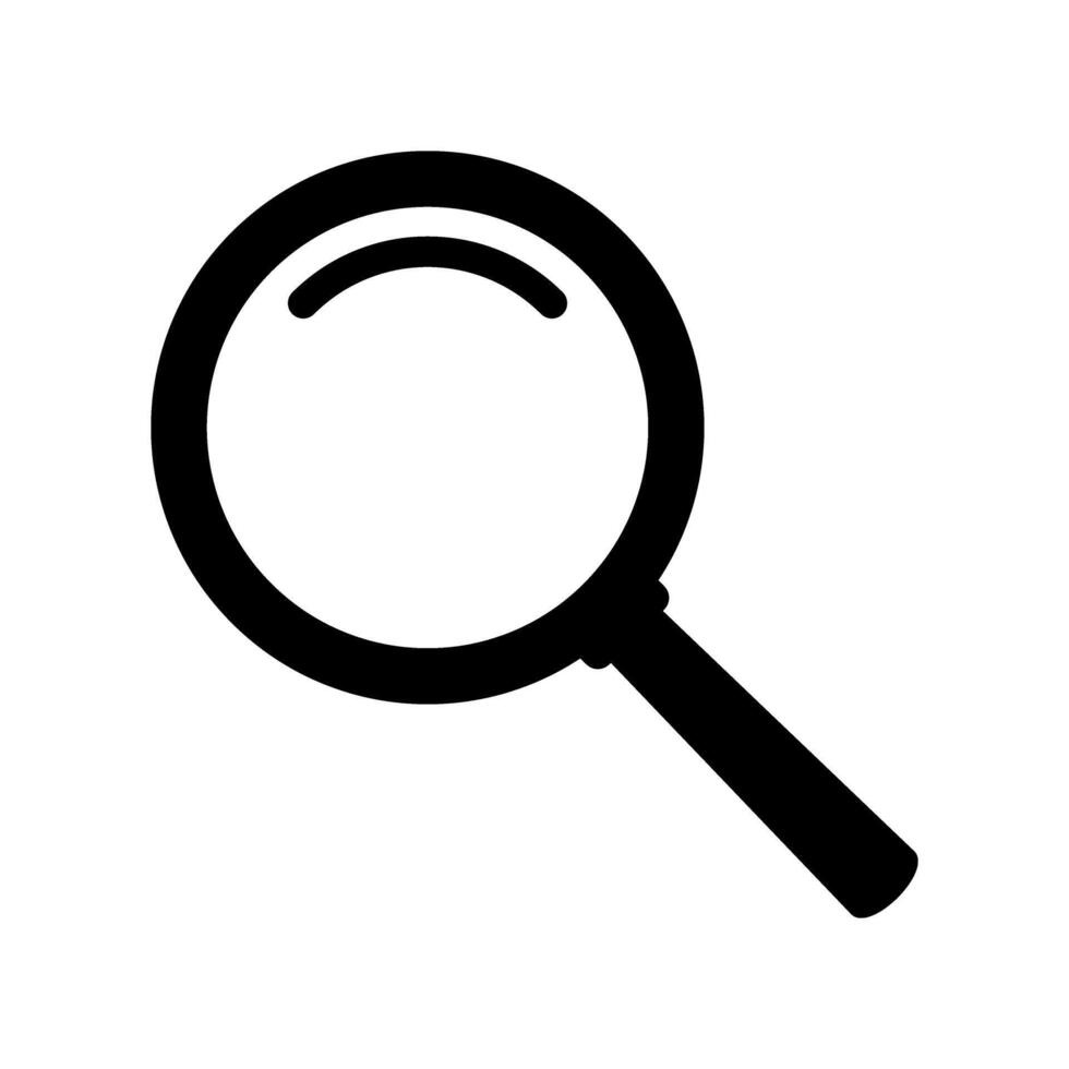 Search icon. Loupe icon. Magnifying glass icon. vector