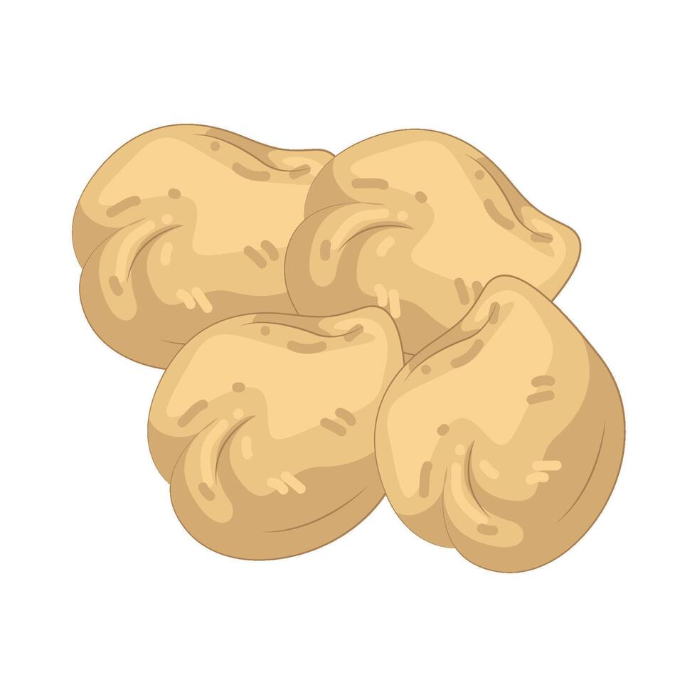 Illustration of Chickpea vector