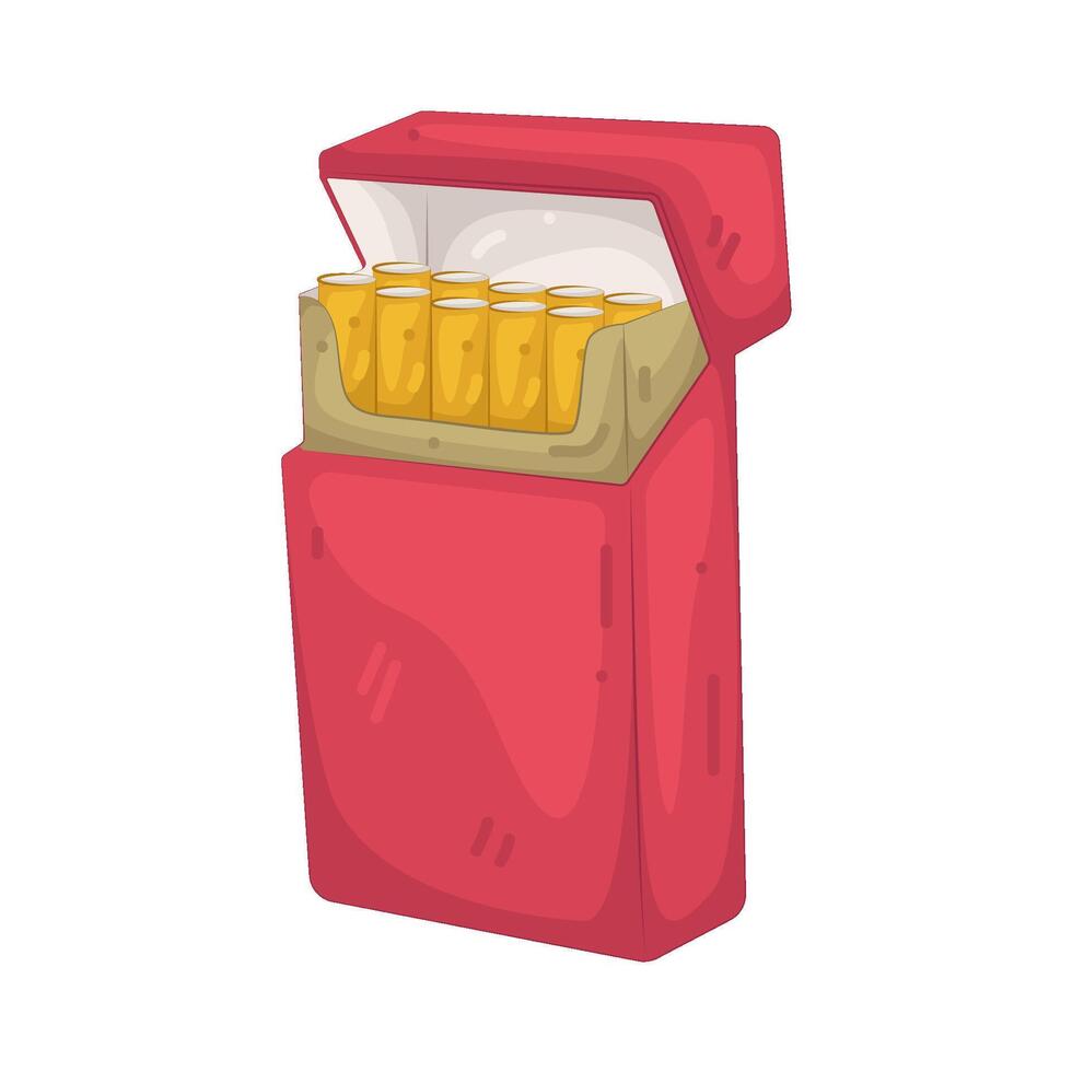 Illustration of Cigarettes pack vector