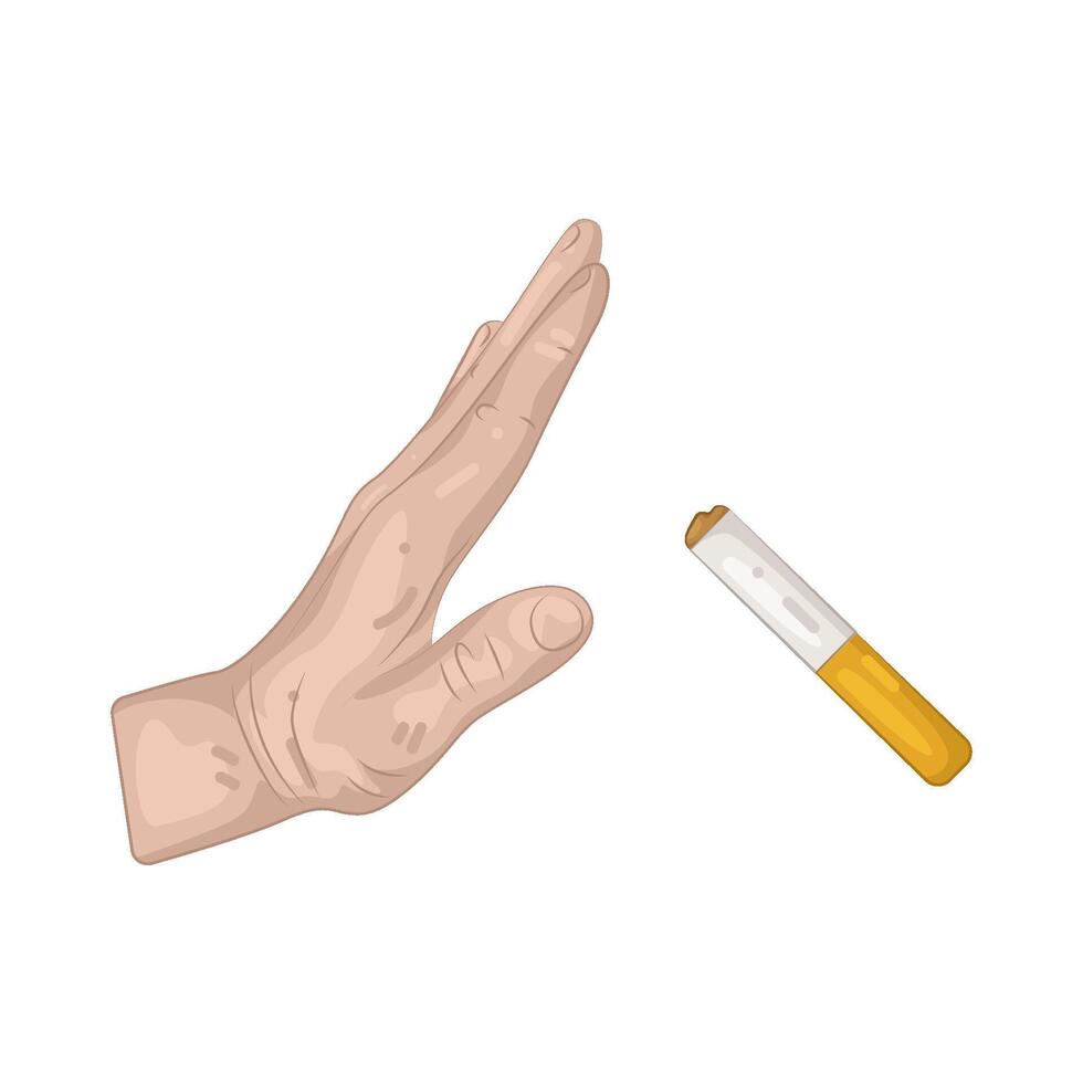 Illustration of Quit Smoking vector