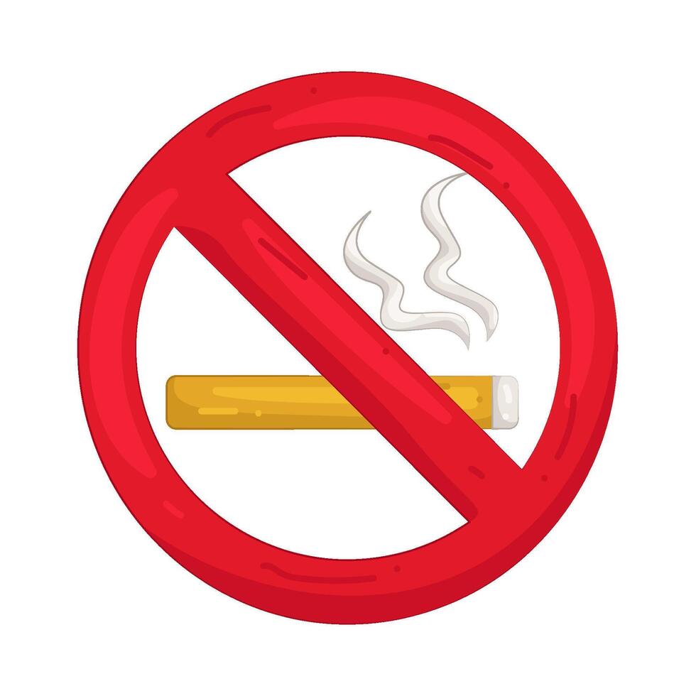 No Smoking Illustration vector