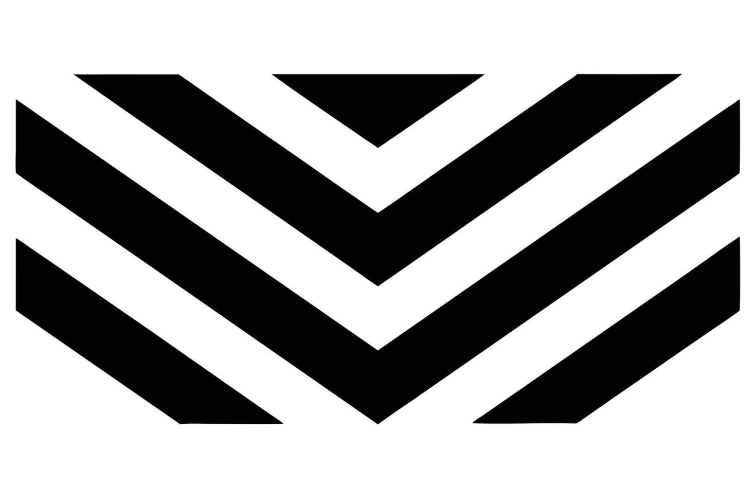 A black and White Chevron Pattern Background vector